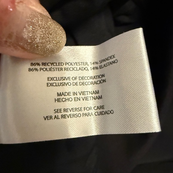 Banana Republic Black Stretch Bomber Jacket XL NWT - Picture 8 of 16